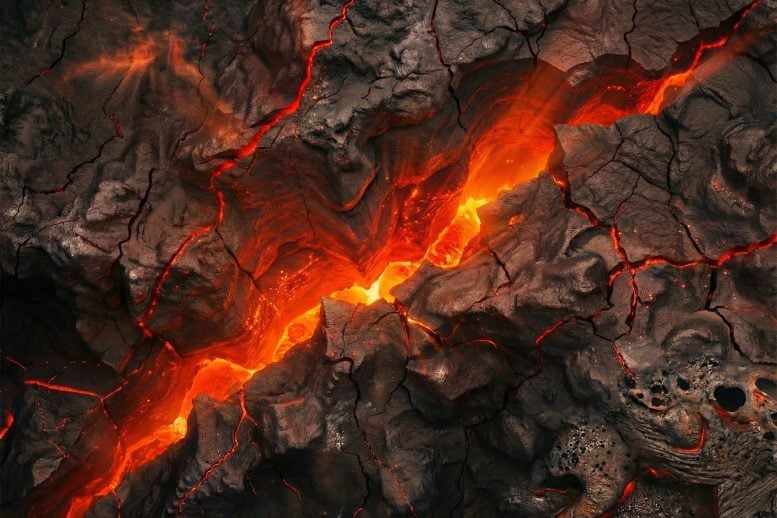 Underground Earthquake Lava