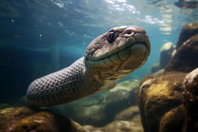 Underwater Sea Snake Concept Art