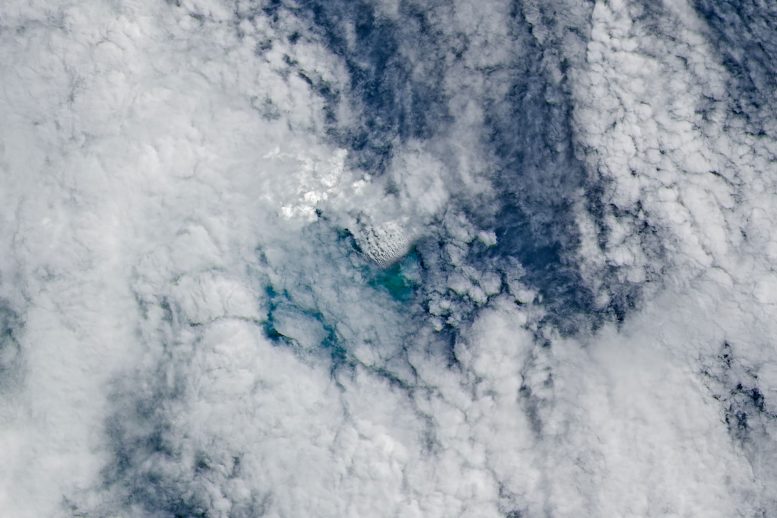 Underwater Volcanic Plumes From Space