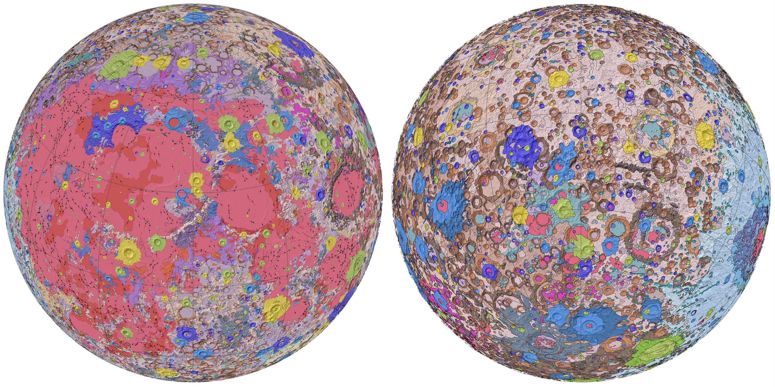See The First Ever Comprehensive Geologic Map Of The Moon