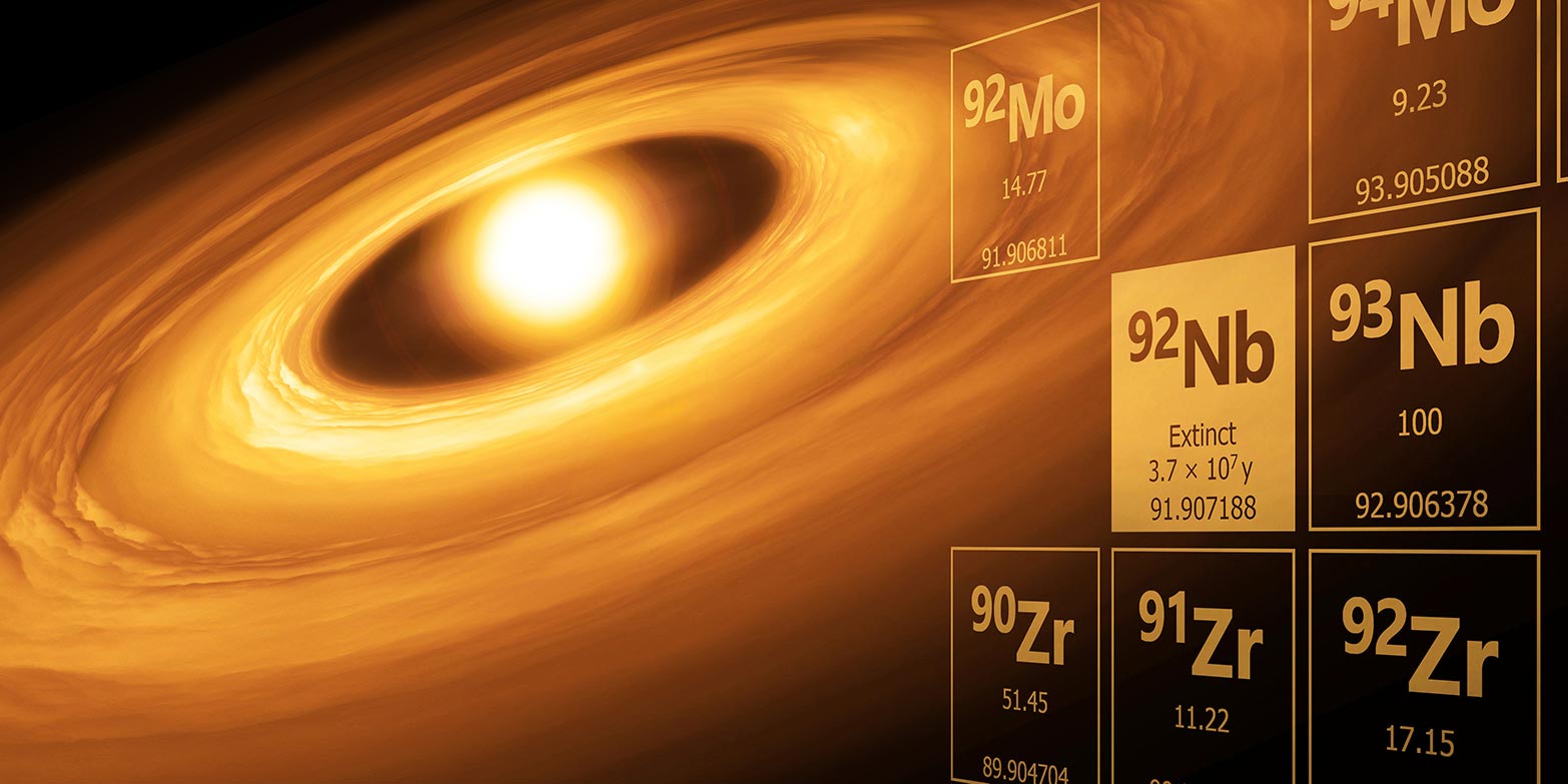 Extinct atom and a clever trick reveal the secret secrets of the solar system