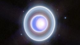 Uranus Close up (Webb NIRCam image)