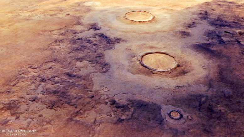 Utopia Planitia Mars Perspective View