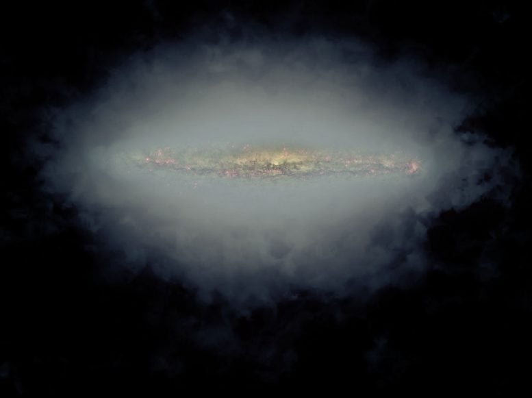 VLA Research Reveals Spectacular Halos of Spiral Galaxies