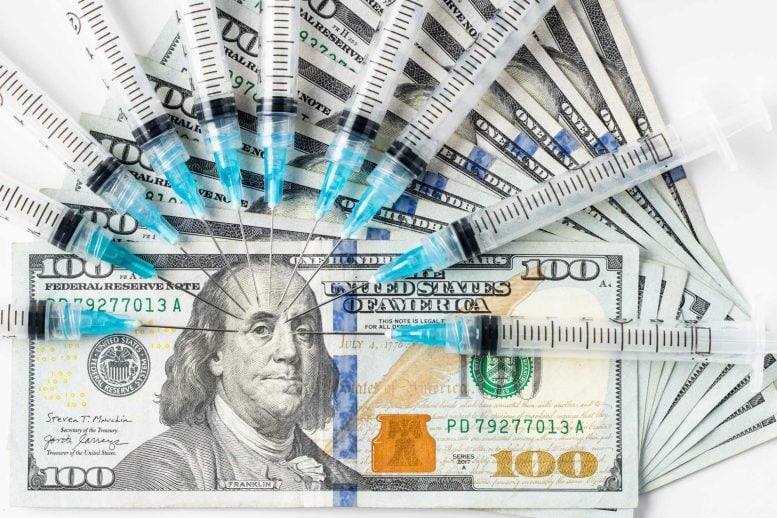 Vaccine Syringes Money