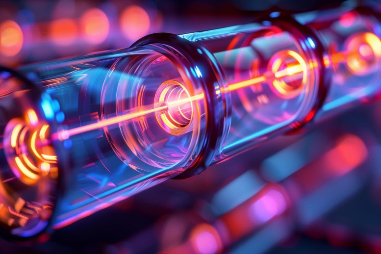 Vacuum Tube Quantum Networking