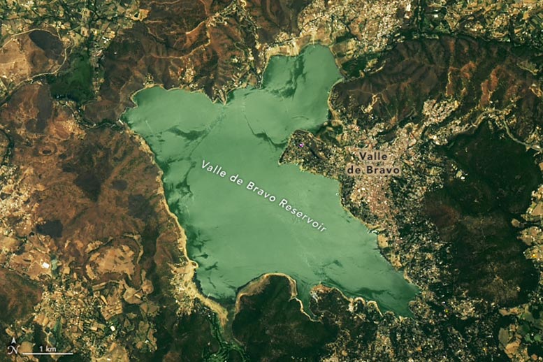 Valle de Bravo Reservoir 2022 Annotated