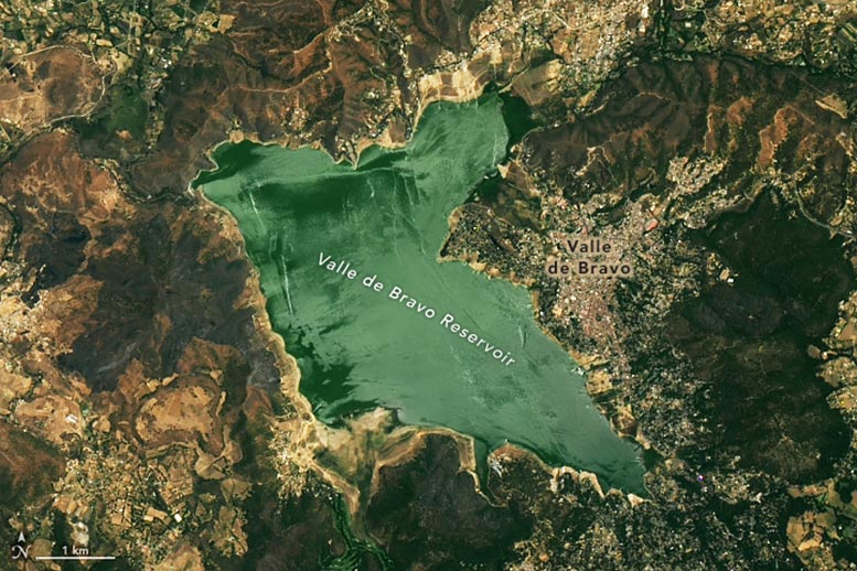 Valle de Bravo Reservoir 2024 Annotated