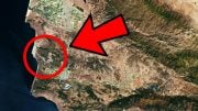 Vandenberg Air Force Base From Space Arrow
