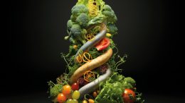 Vegetable Genetics Art Concept