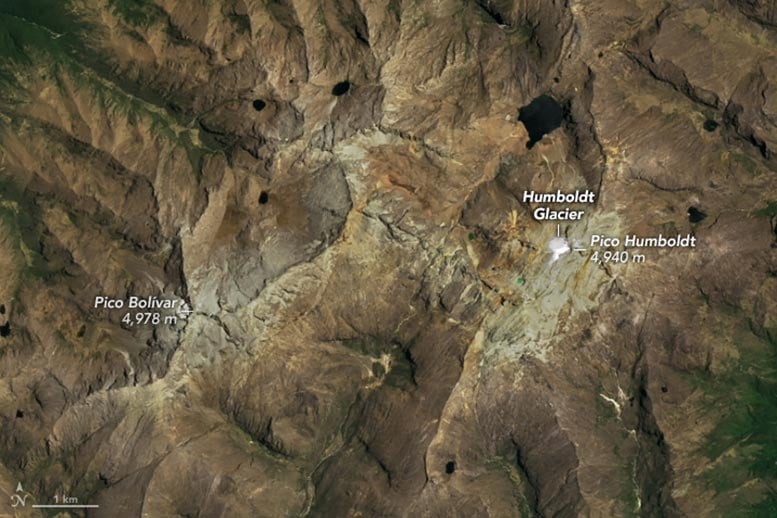 Venezuela Humboldt Glacier 2015 Annotated