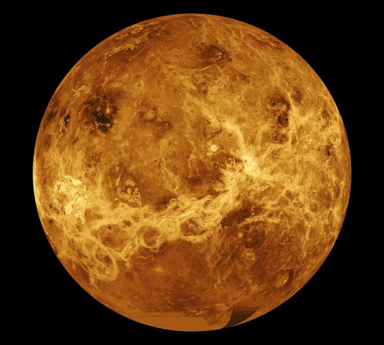 Venus Global View Magellan Mapping