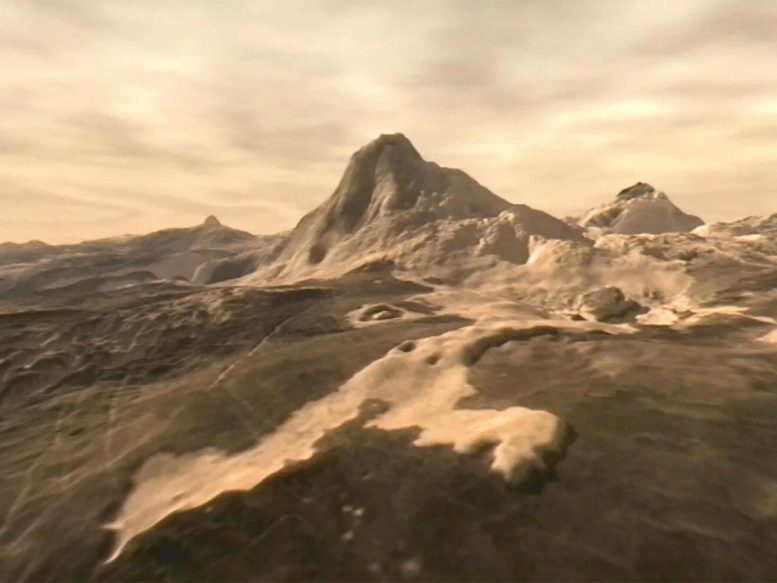 Venus Maat Mons 3D Perspective View