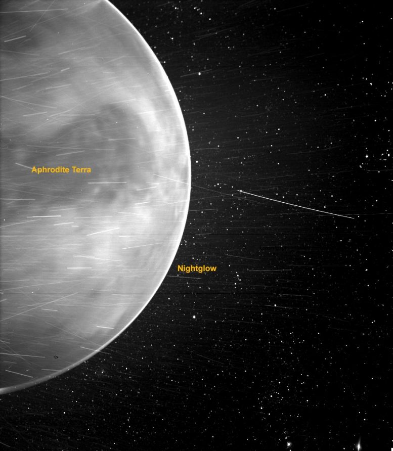 Venus Parker Solar Probe Annoated