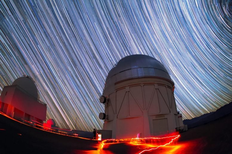 Víctor M. Blanco 4-Meter Telescope Under Stars