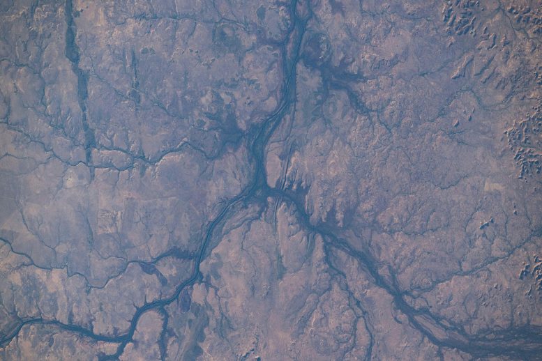 Victoria River in Australia&rsquo;s Northern Territory From Space Station