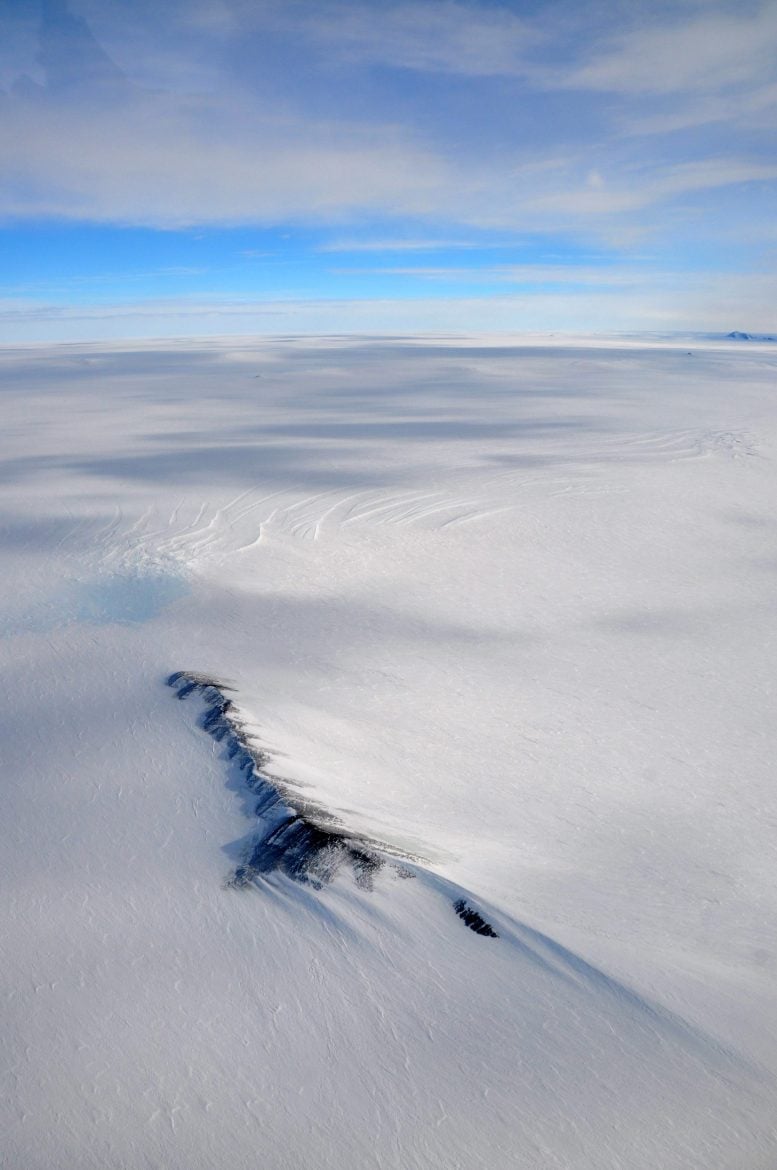 View of Antarctic Ice Sheet