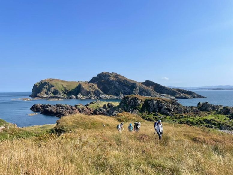 Widok na Garbh Eileach