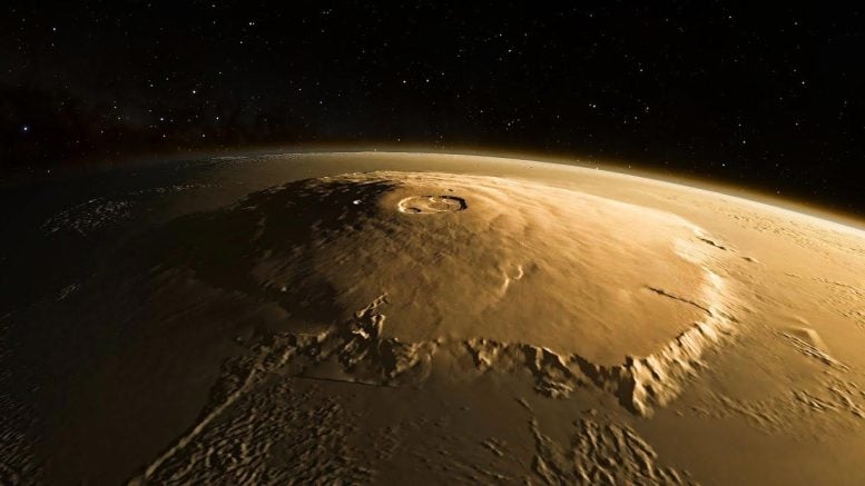 View of Olympus Mons