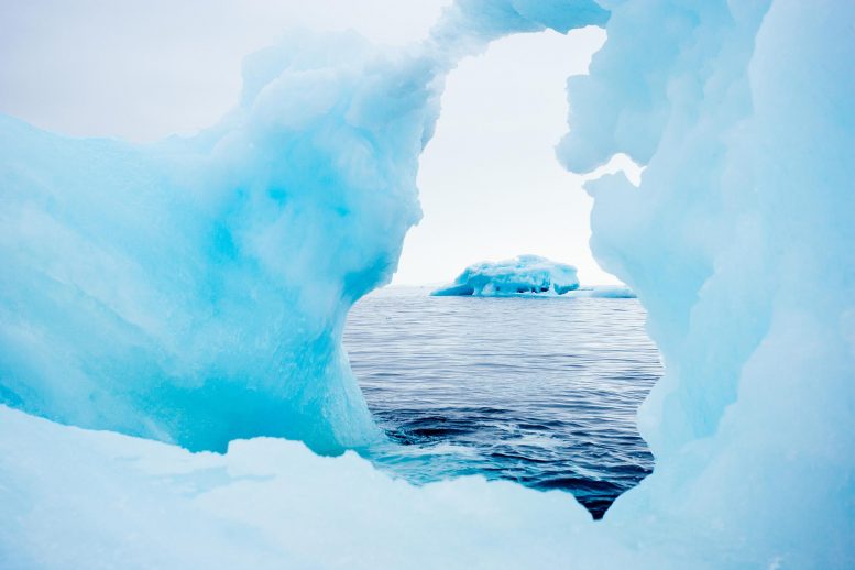 Viewing Iceberg Through Hole