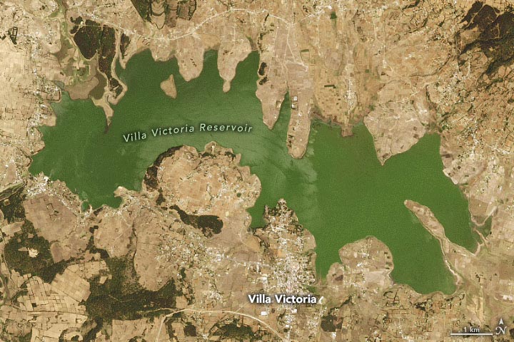 Villa Victoria Reservoir 2020 Annotated