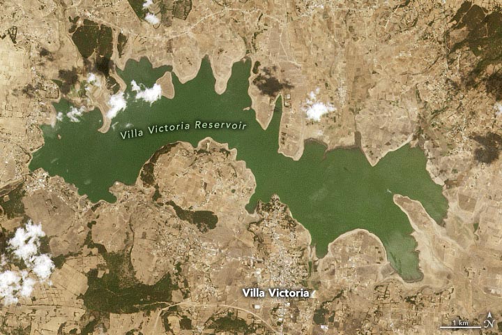 Villa Victoria Reservoir 2021 Annotated