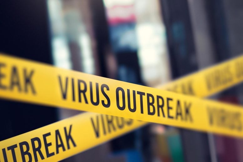 Virus Outbreak Caution Tape