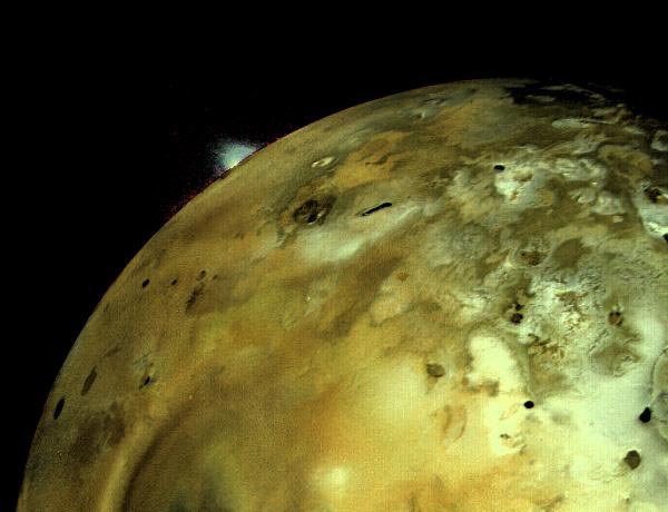 Volcanic eruption on Io Voyager 1