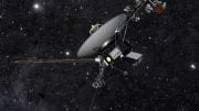 Voyager Spacecraft Traveling Through Space