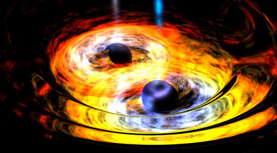 WISE Detects Two Entwined Supermassive Black Holes