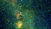 WISE Views a Storm of Stars in the Trifid Nebula