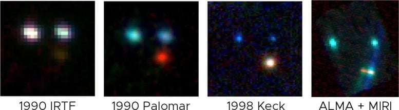 20-gwiazdkowy system WL IRTF Palomar Keck ALMA MIRI