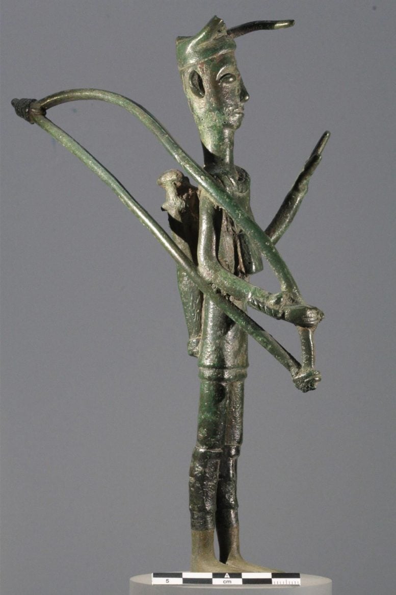 Warior Bronzetti From Abini, Central Sardinia