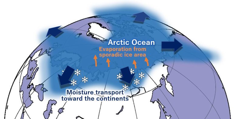 Warming Arctic Increases Snowfall