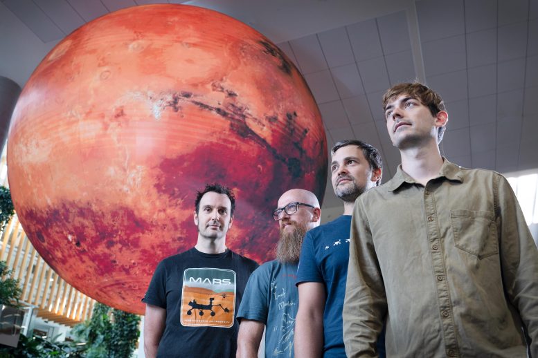 Water Crystal Clues on Mars Research Team