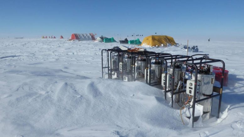Water Heaters Bore Hole Ice Sheet