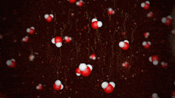 Water Molecules Emit Infrared Light