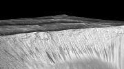 Water Streaks on Walls of Garni Crater on Mars