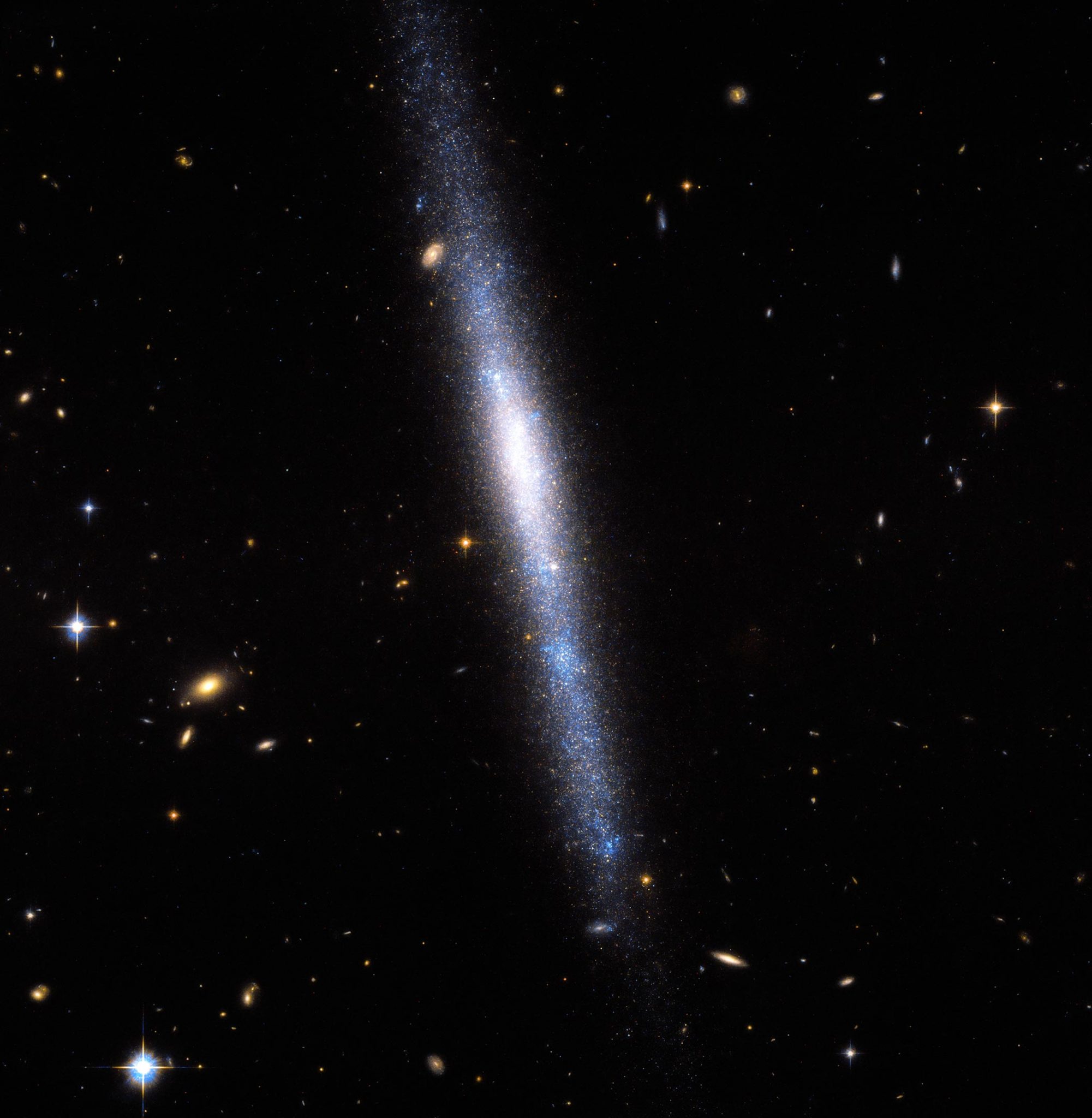 Hubble Spots a Waterfall of Stars