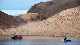 Wax Lips Lake on Northwest Greenland