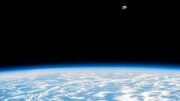 Waxing Gibbous Moon Photographed From Space Station