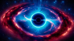 Weak Black Hole Quasar Art Concept
