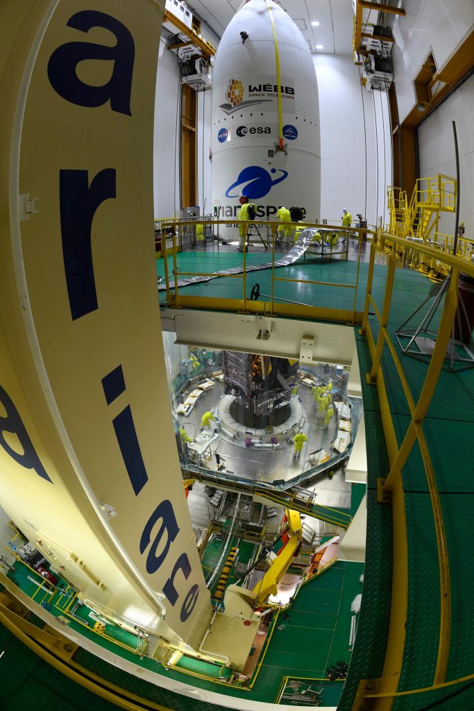 Webb Encapsulated Inside Ariane 5
