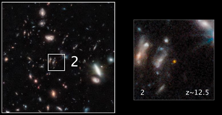 Webb Galaxy Universe 350 Million Year Old
