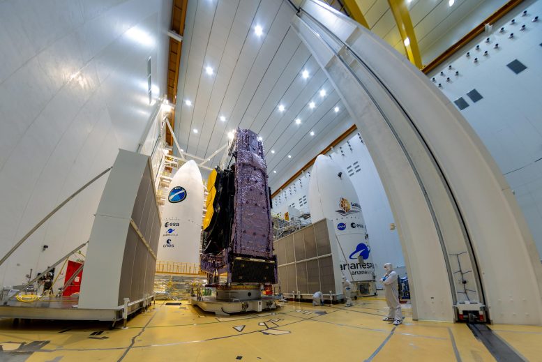Webb Secured Ariane 5 Rocket