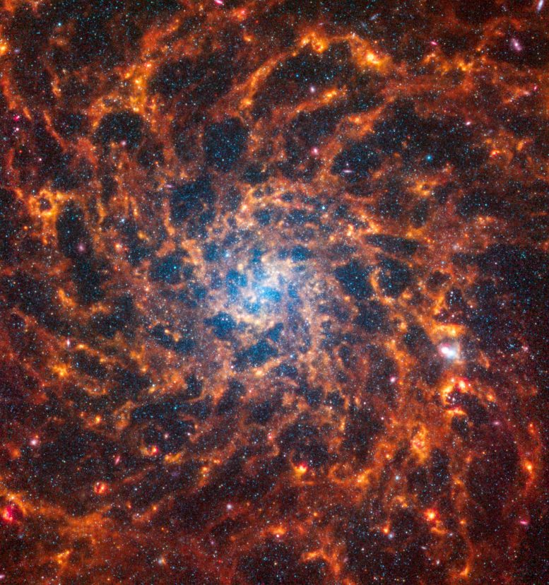 Webb Galaxia Espiral IC 5332