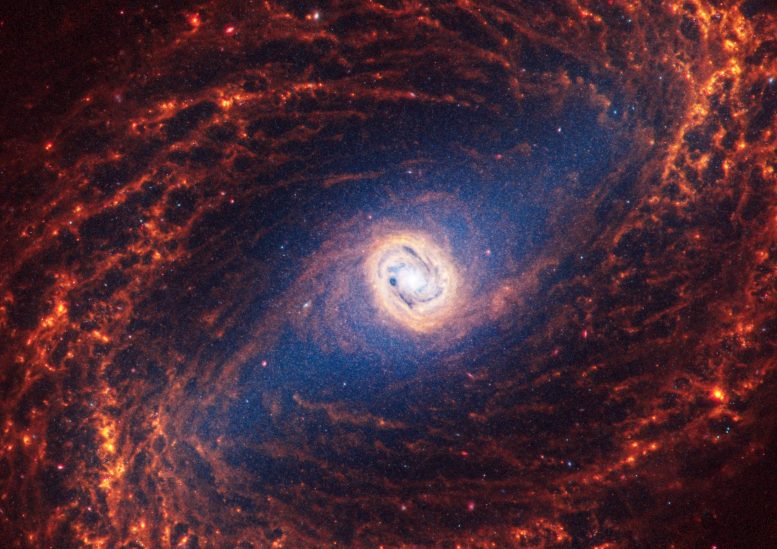 Webb-spiraalstelsel NGC 1433