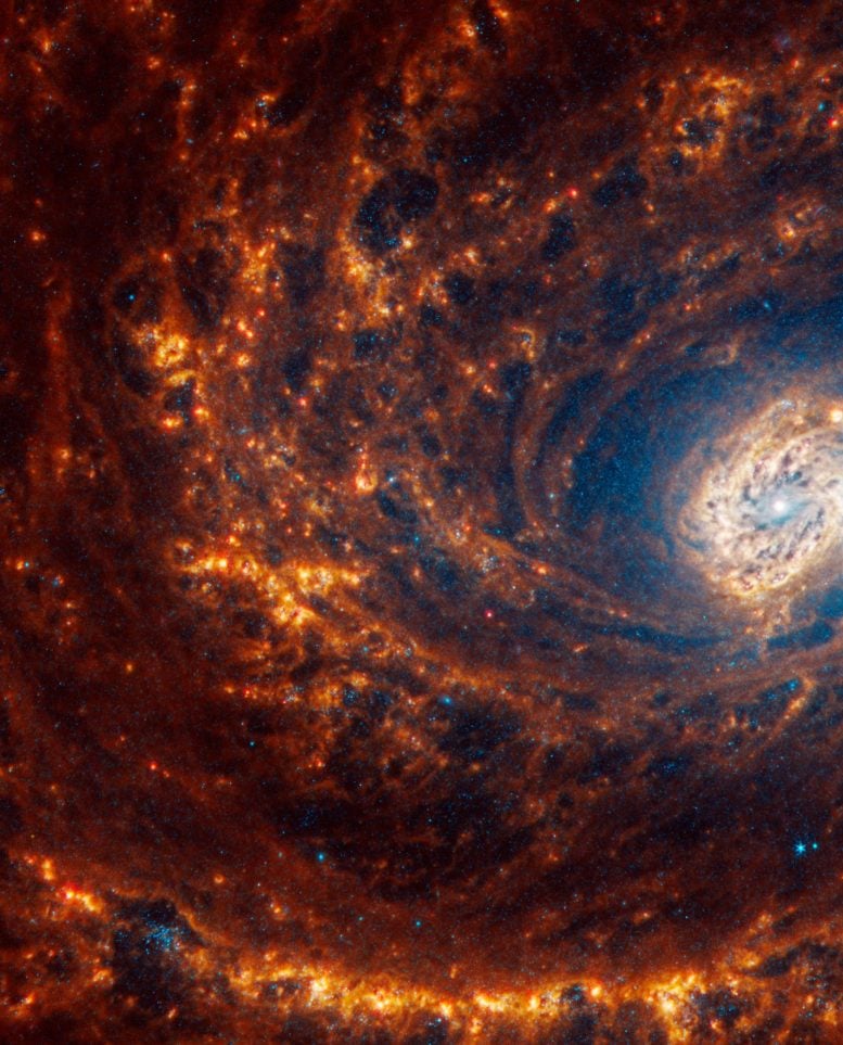 Galáxia espiral Webb NGC 4321