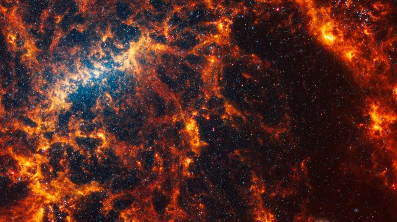 Webb spirālveida galaktika NGC 5068
