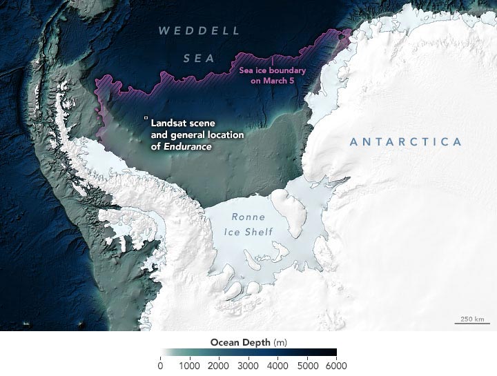 Weddell Sea March 2022 Annotated